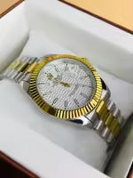 ROLEX Mens Watch Totone Day & Date Model Watch: Timeless Elegance and Precision for Modern Men