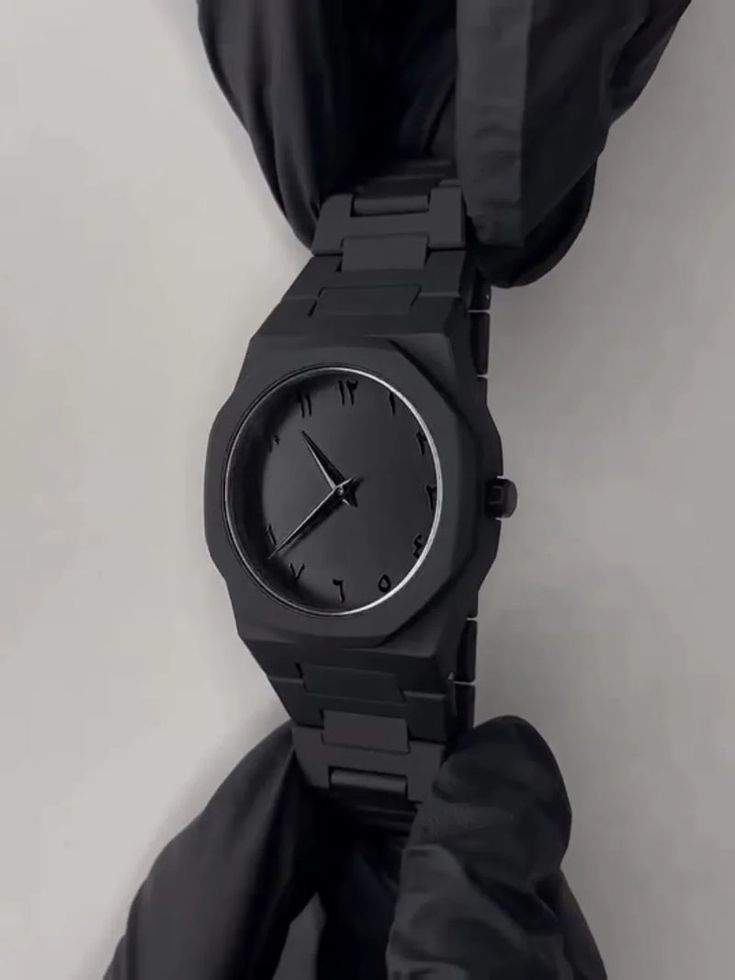 BLACK ARABIC AURA WATCH | FULL BLACK ARABIC DIAL