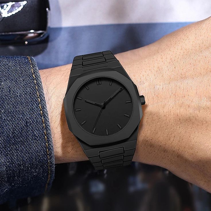 BLACK ARABIC AURA WATCH | FULL BLACK ARABIC DIAL