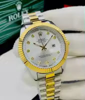 ROLEX Mens Watch Totone Day & Date Model Watch: Timeless Elegance and Precision for Modern Men